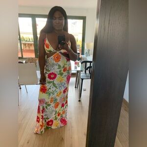 Worn once! Reformation Poppies Silk Maxi Dress - Fabrizia Floral